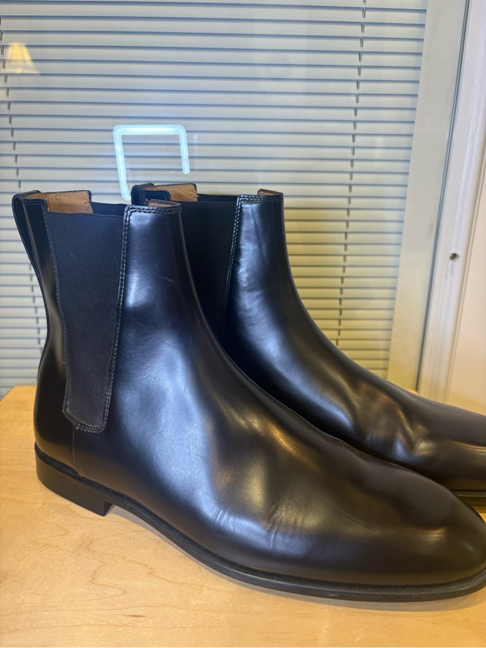 Salvatore Ferragamo Black Leather Chukka Boots